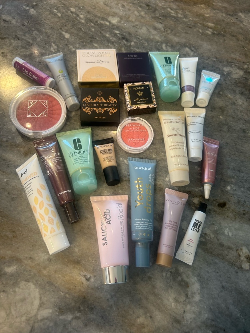 Mixed Skincare & Makeup Lot - Assorted brand new sealed Tubes & Compacts